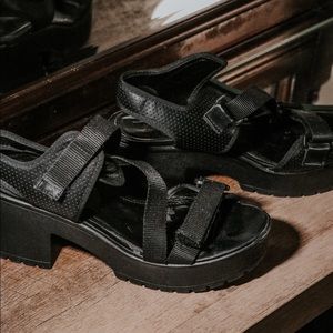 Black Sandal Platforms